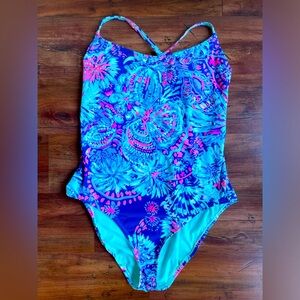 Lilly Pulitzer one piece swimsuit, size 14, NWOT